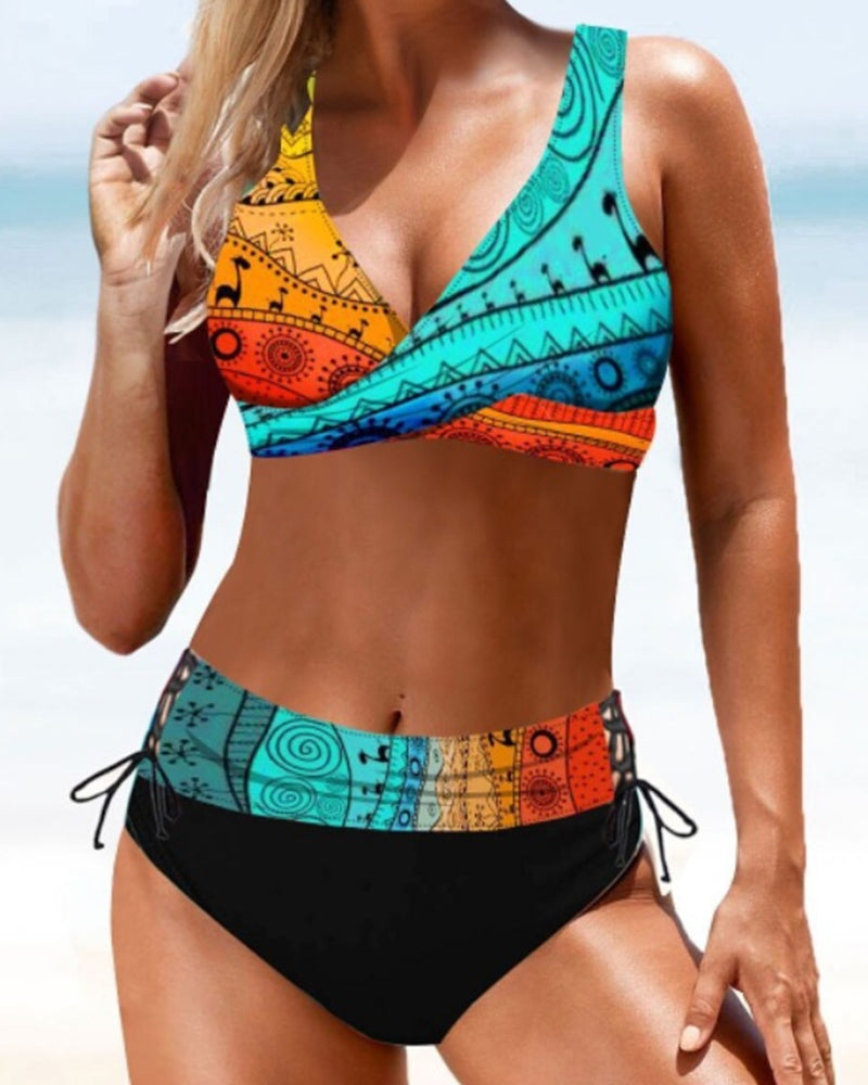 Earle™ | Colorful Bikini Swimsuit
