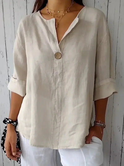 Aroha | Casual V-Neck Blouse