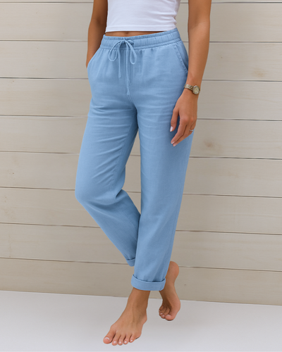 Breezy | Premium Stretch Linen Trousers