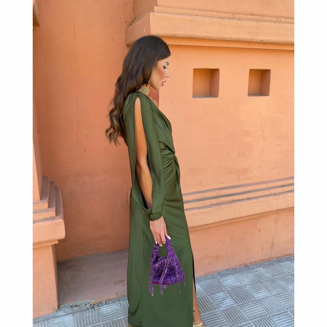 Callista | Sculpted Drape Gown