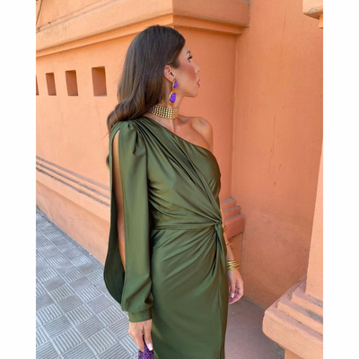 Callista | Sculpted Drape Gown