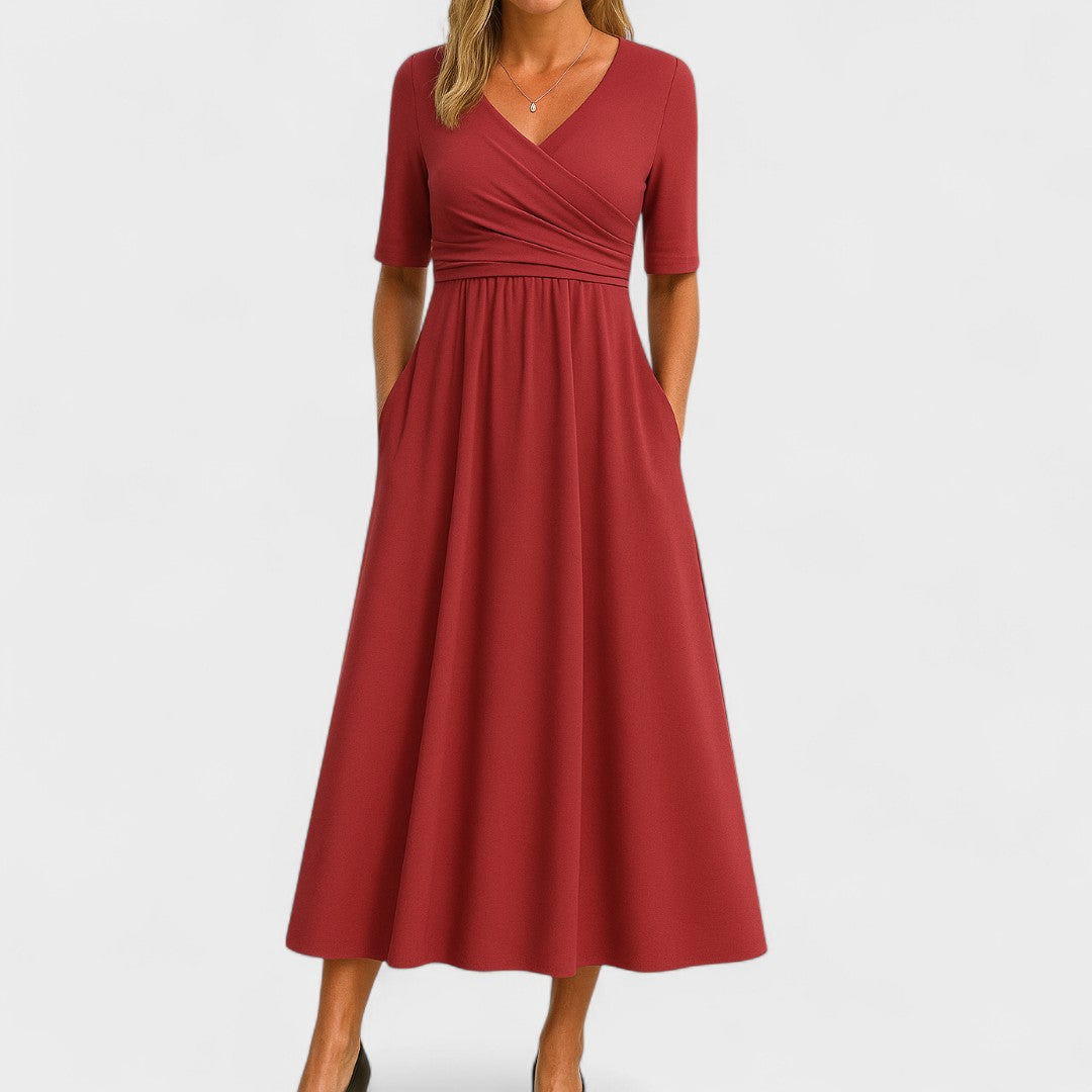 Malène | Everyday Wrap Midi Dress