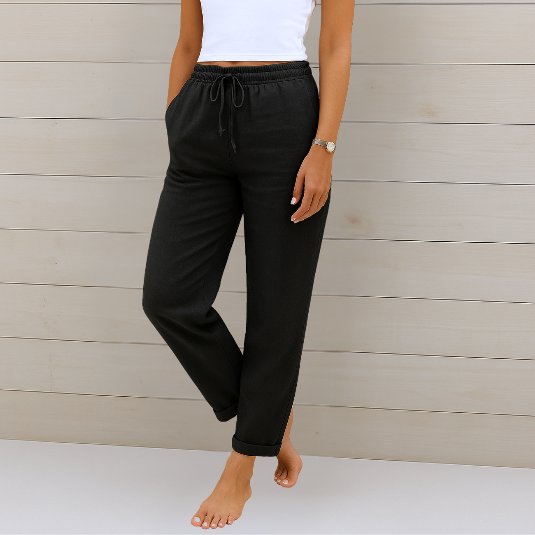 Breezy | Premium Stretch Linen Trousers