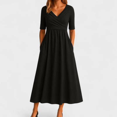 Malène | Everyday Wrap Midi Dress