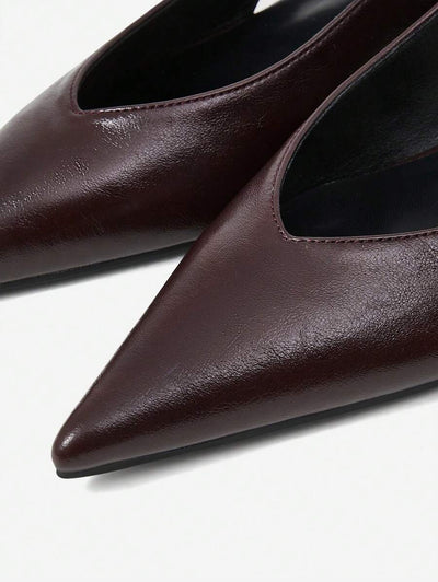 Léonie | Minimal Slingback Flats