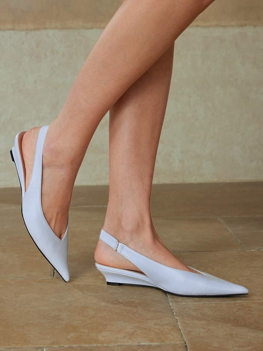 Léonie | Minimal Slingback Flats