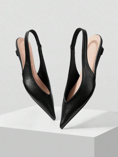 Léonie | Minimal Slingback Flats