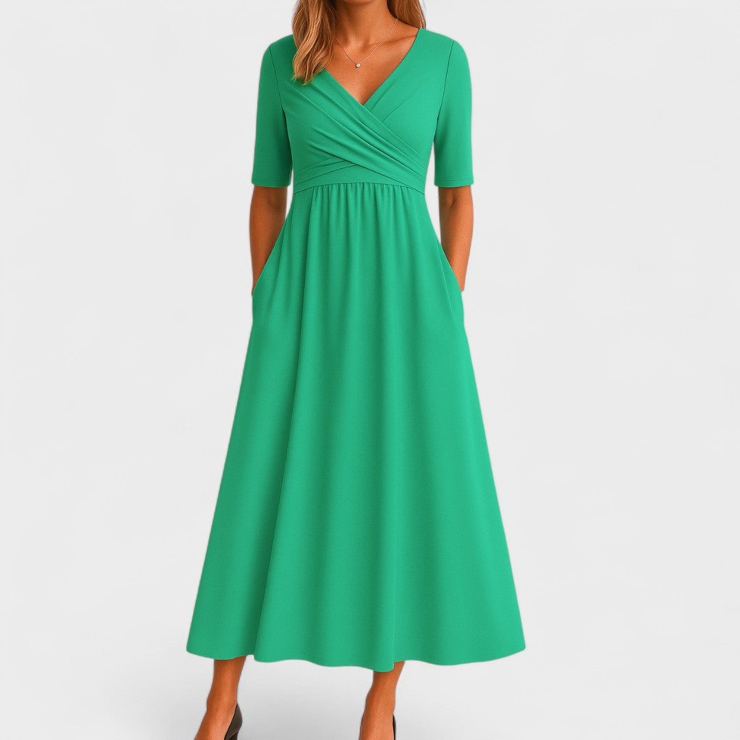 Malène | Everyday Wrap Midi Dress