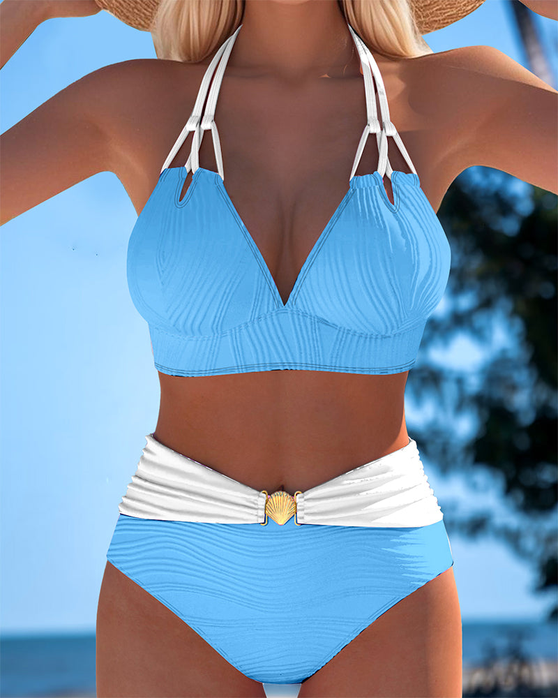 Scarlett | Double Strap High Waist Swimsuit