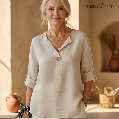 Aroha | Casual V-Neck Blouse