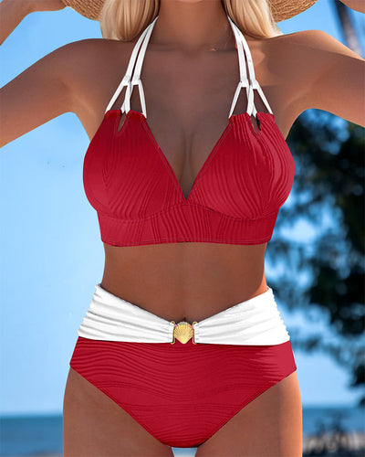 Scarlett | Double Strap High Waist Swimsuit