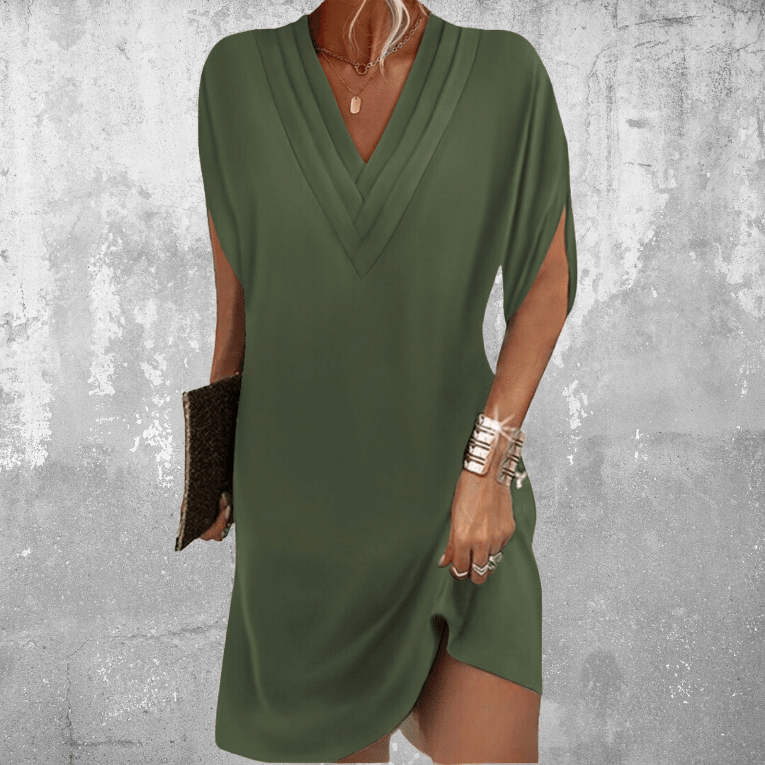Minetta - Elegant Tummy Covering Dress