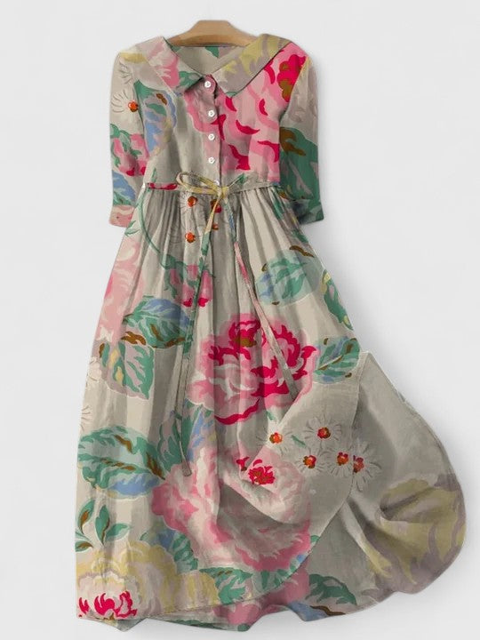 Isolde | Vibrant Floral Maxi Dress