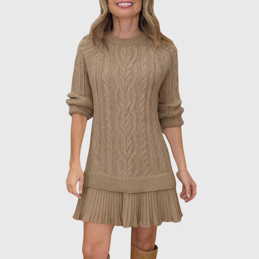 Maribel | Cable-Knit Sweater Dress