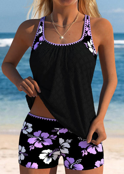 Maribel | Midnight Bloom Tankini