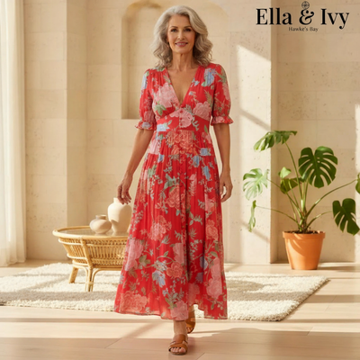 Floriana - Vibrant Floral Dress