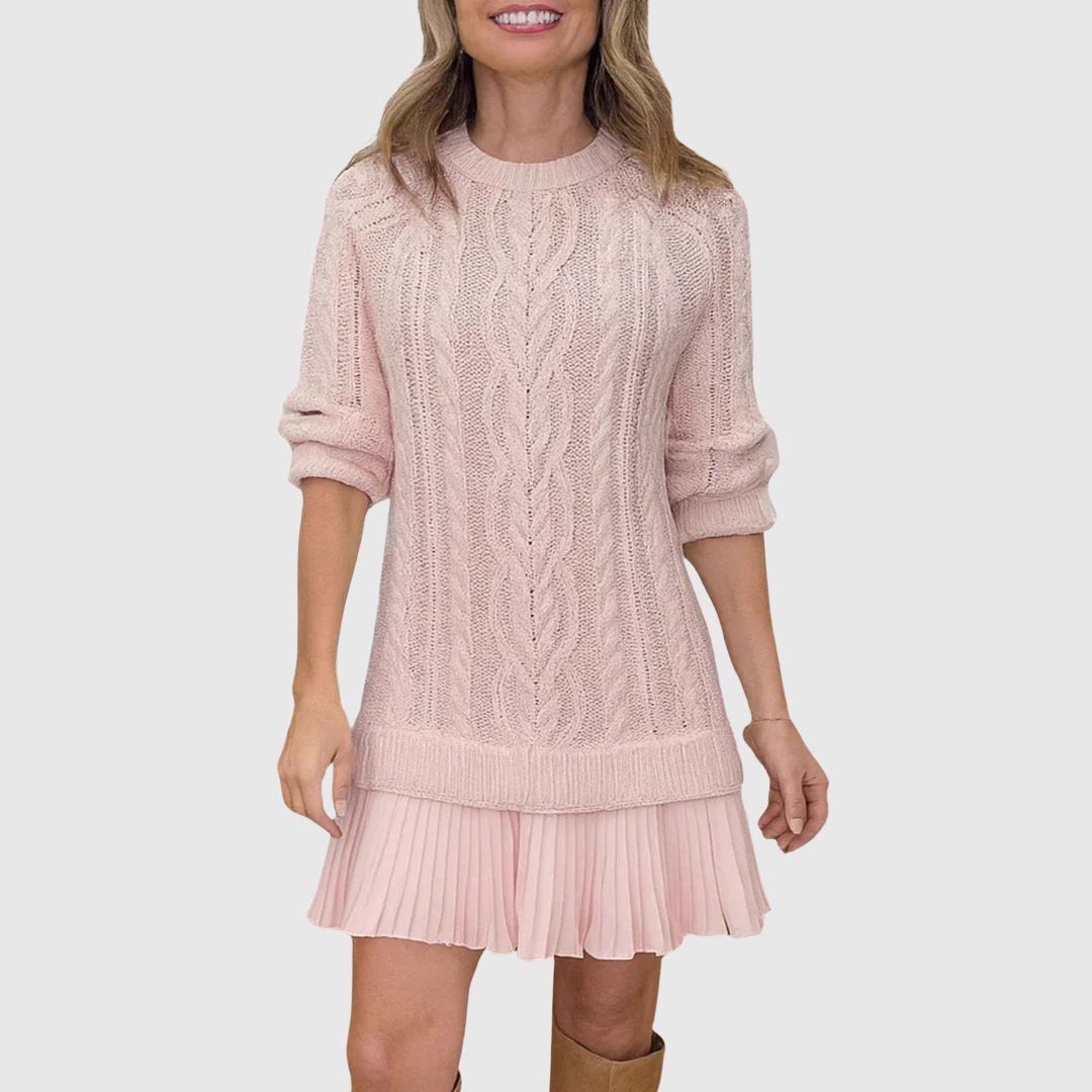 Maribel | Cable-Knit Sweater Dress