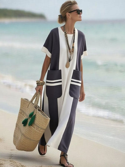 Céline | Coastal Panel Maxi Dress
