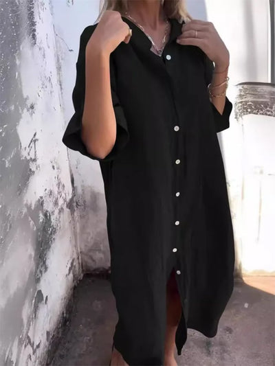 Paula | Buttoned Breeze Dress