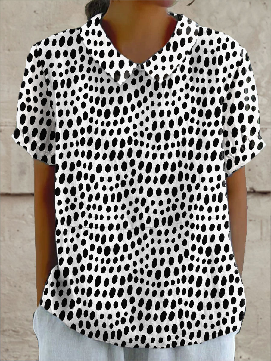 Odette | Polka Dot Blouse