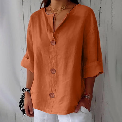 Amara | Relaxed Button Blouse