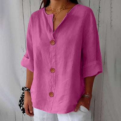 Amara | Relaxed Button Blouse