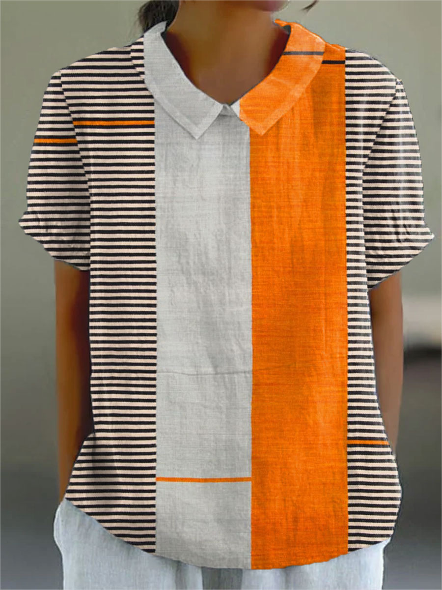 Marigold | Modern Colourblock Blouse
