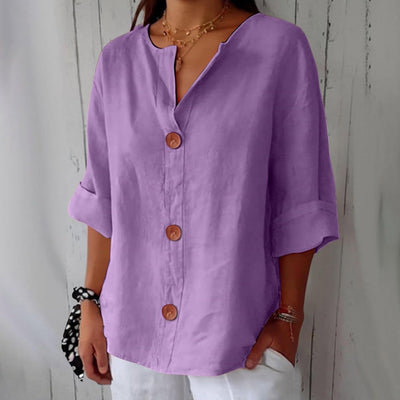 Amara | Relaxed Button Blouse