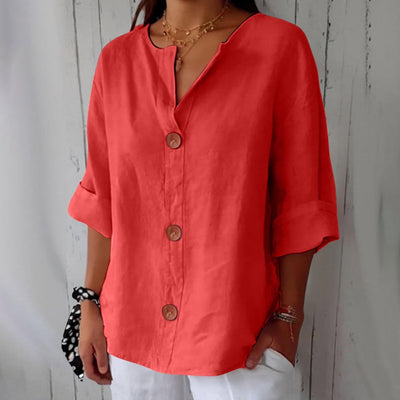 Amara | Relaxed Button Blouse