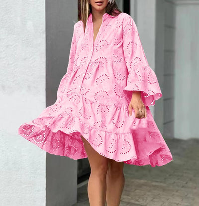 Lydia - Eyelet Charm Dress