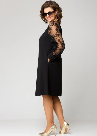 Elara | Lace A-Line Dress