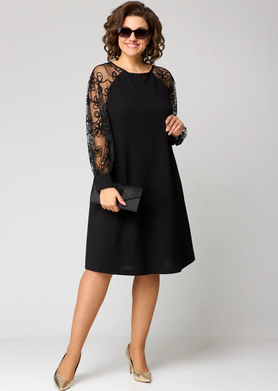 Elara | Lace A-Line Dress