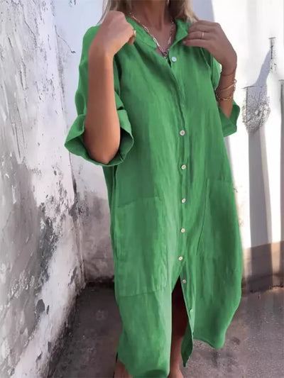 Paula | Buttoned Breeze Dress