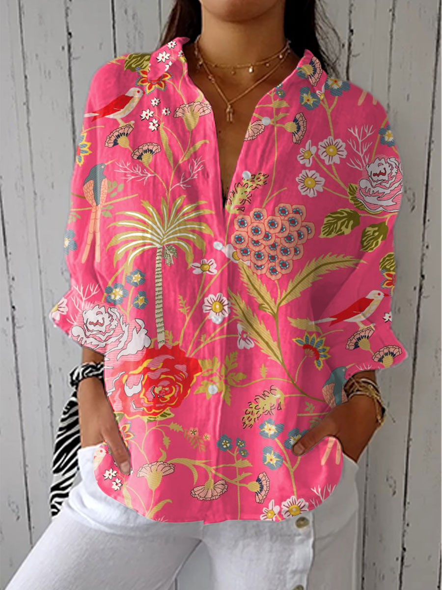 Amara | Tropical Bloom Blouse