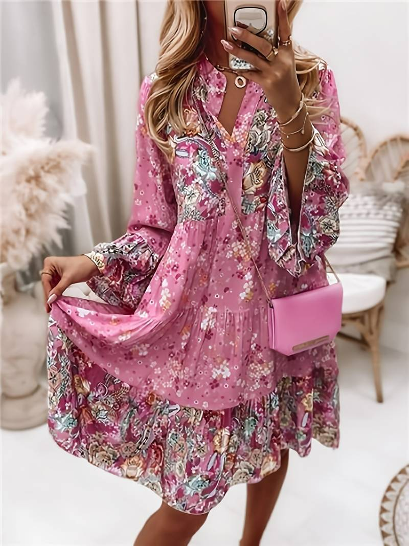 Eira - Printed Boho Dress