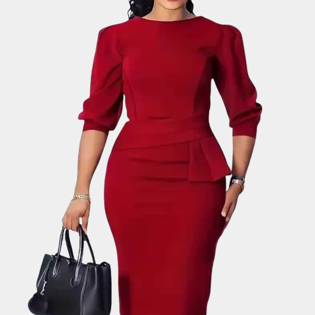 Soraya | Peplum Grace Dress