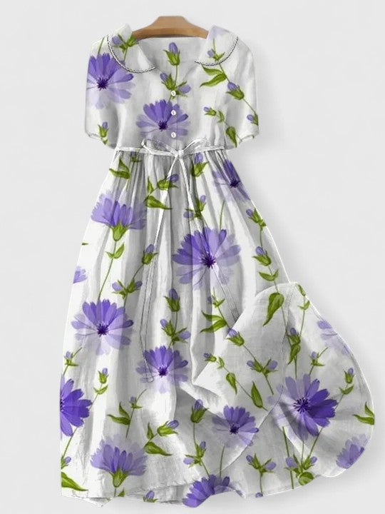 Amara | Lavender Bloom Summer Dress