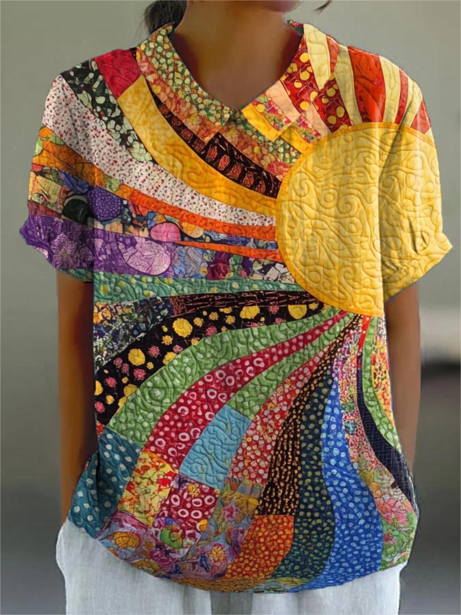 Maribel | Radiant Patchwork Shirt