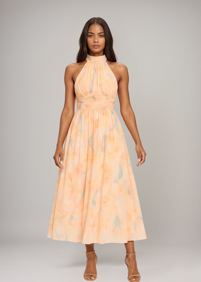 Elara | Halterneck Summer Maxi
