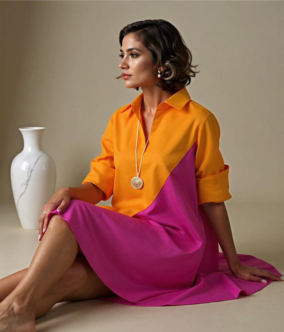 Eveline | Refined Shirt Dress