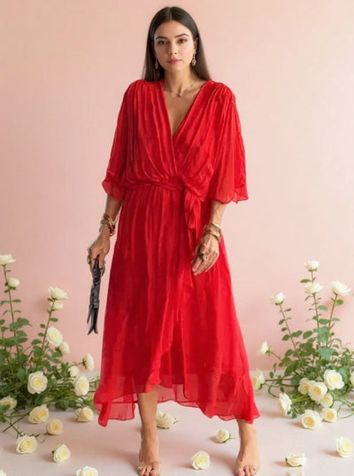 Eveline | Flowing Midi Dress