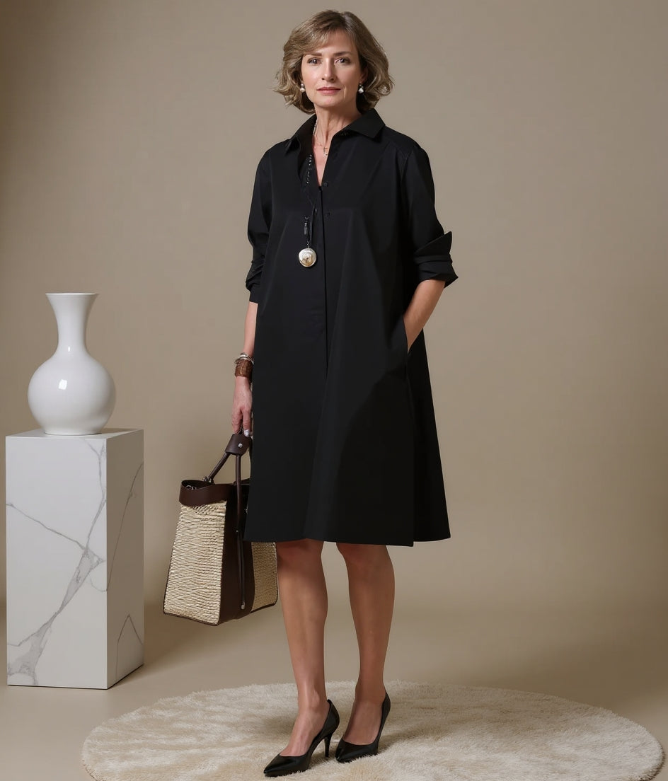 Eveline | Refined Shirt Dress