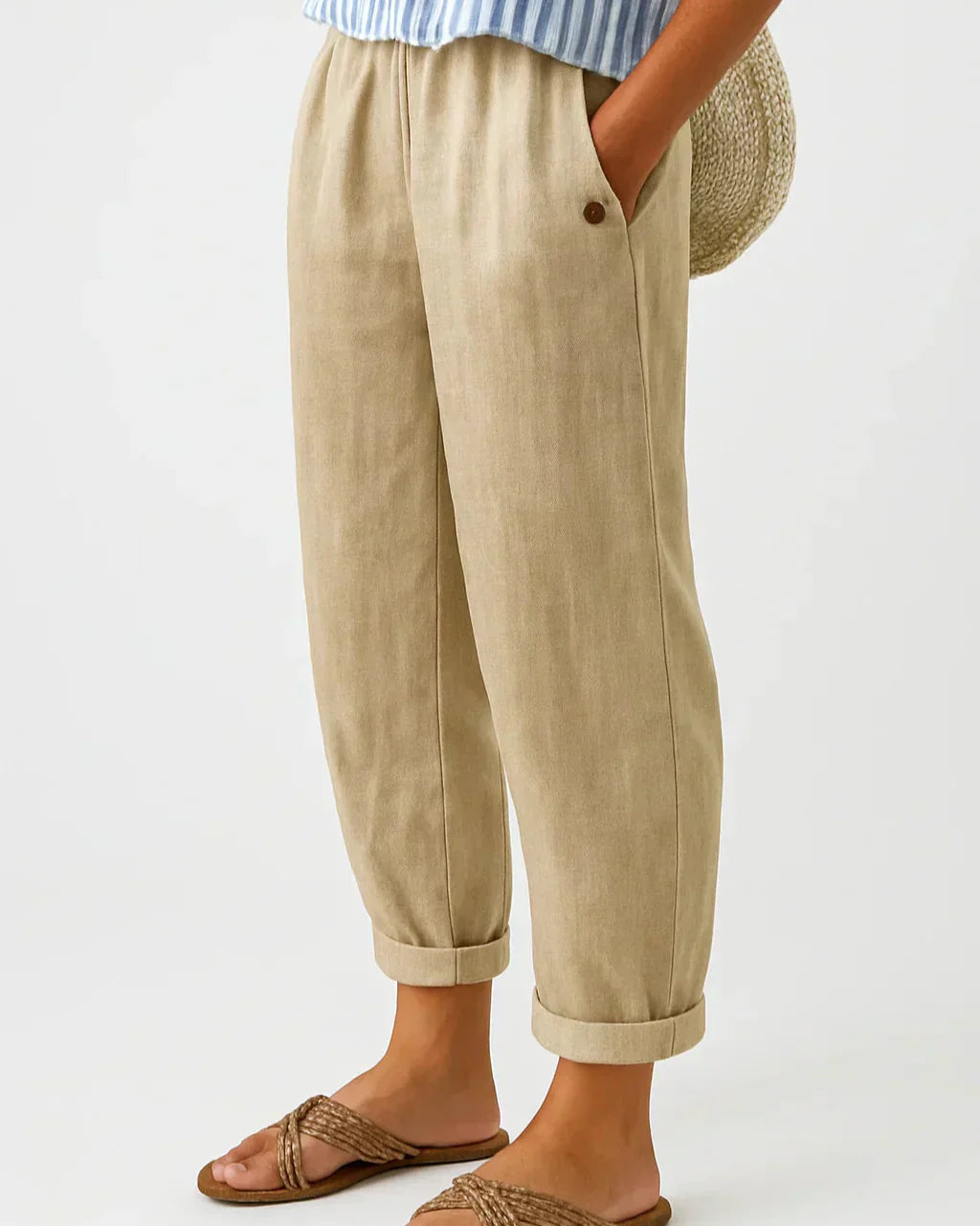Piper | Stylish Linen Cotton Trousers