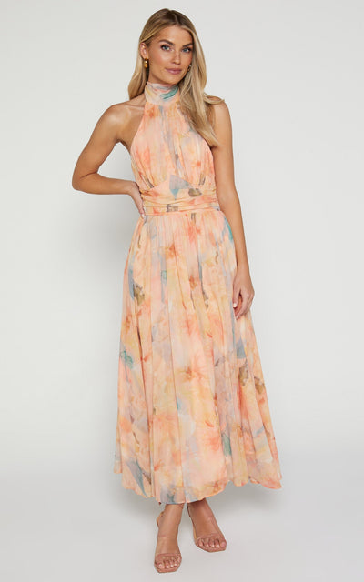 Elara | Halterneck Summer Maxi