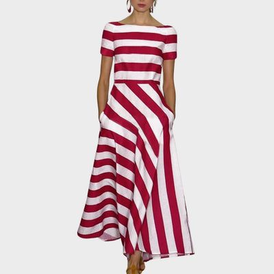Maribel | Striped A-Line Dress