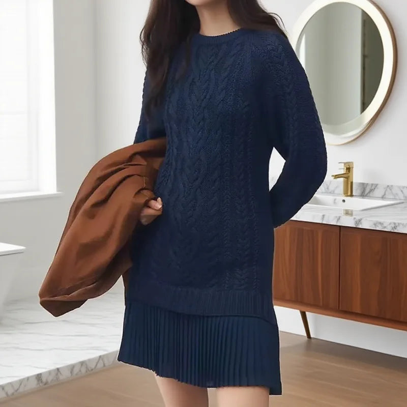 Maribel | Cable-Knit Sweater Dress