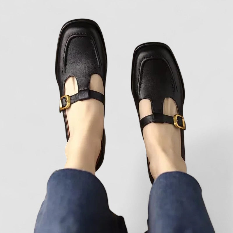 Amara | Comfort T-Strap Shoes