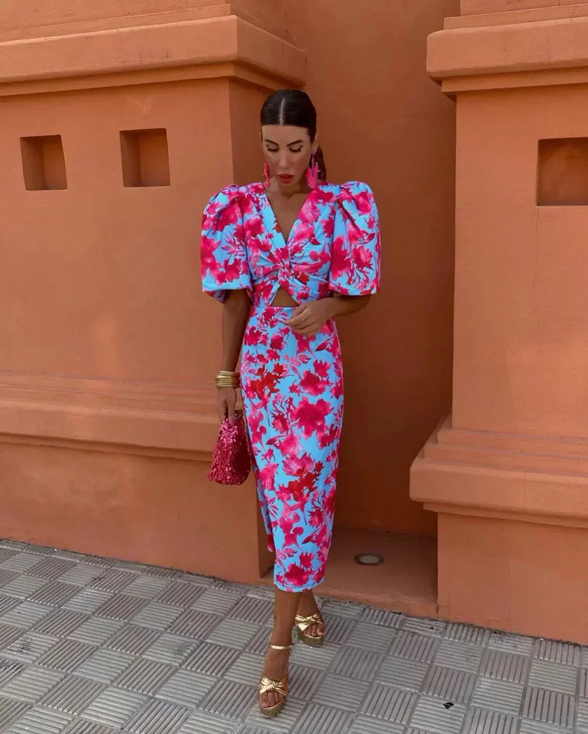 Marisol | Sculpted Midi Dress