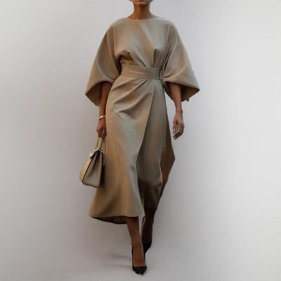 Elowyn | Batwing-Sleeve Maxi Dress