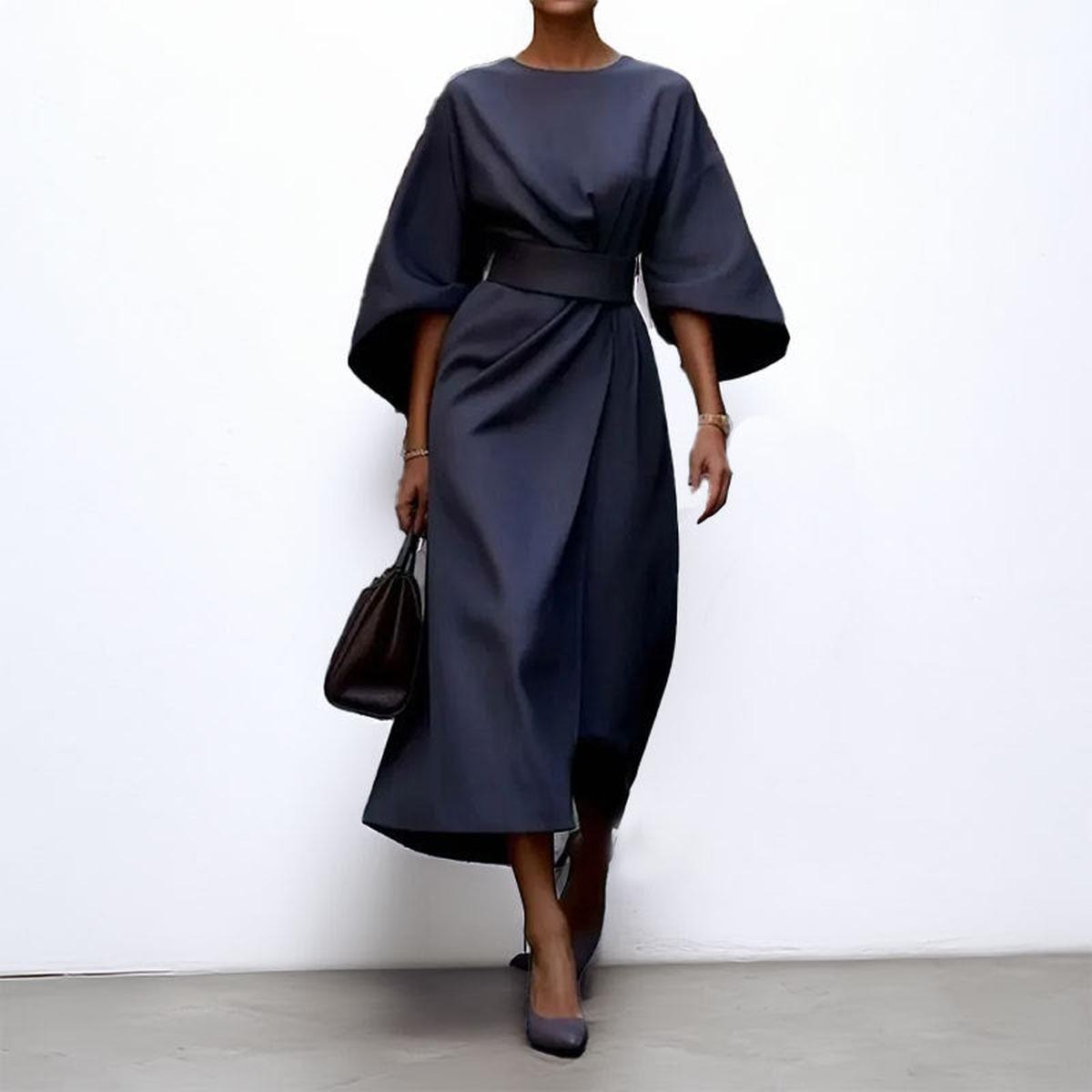Elowyn | Batwing-Sleeve Maxi Dress